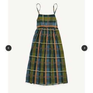 Olive Check Plaid Dress